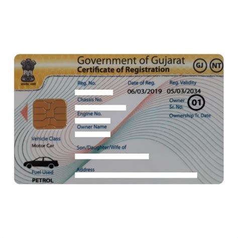 rc book smart card online gujarat|rc book smart card online download.